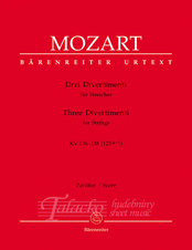 Drei Divertimenti for strings